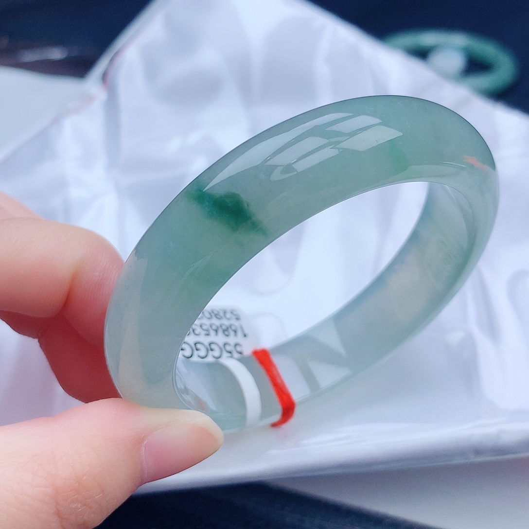 翡翠未镶嵌手镯缅甸天然翡翠a货手镯