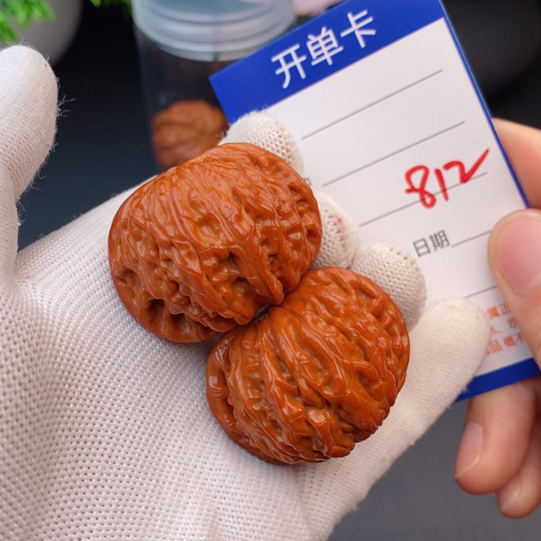 文玩核桃把件39磨盘812