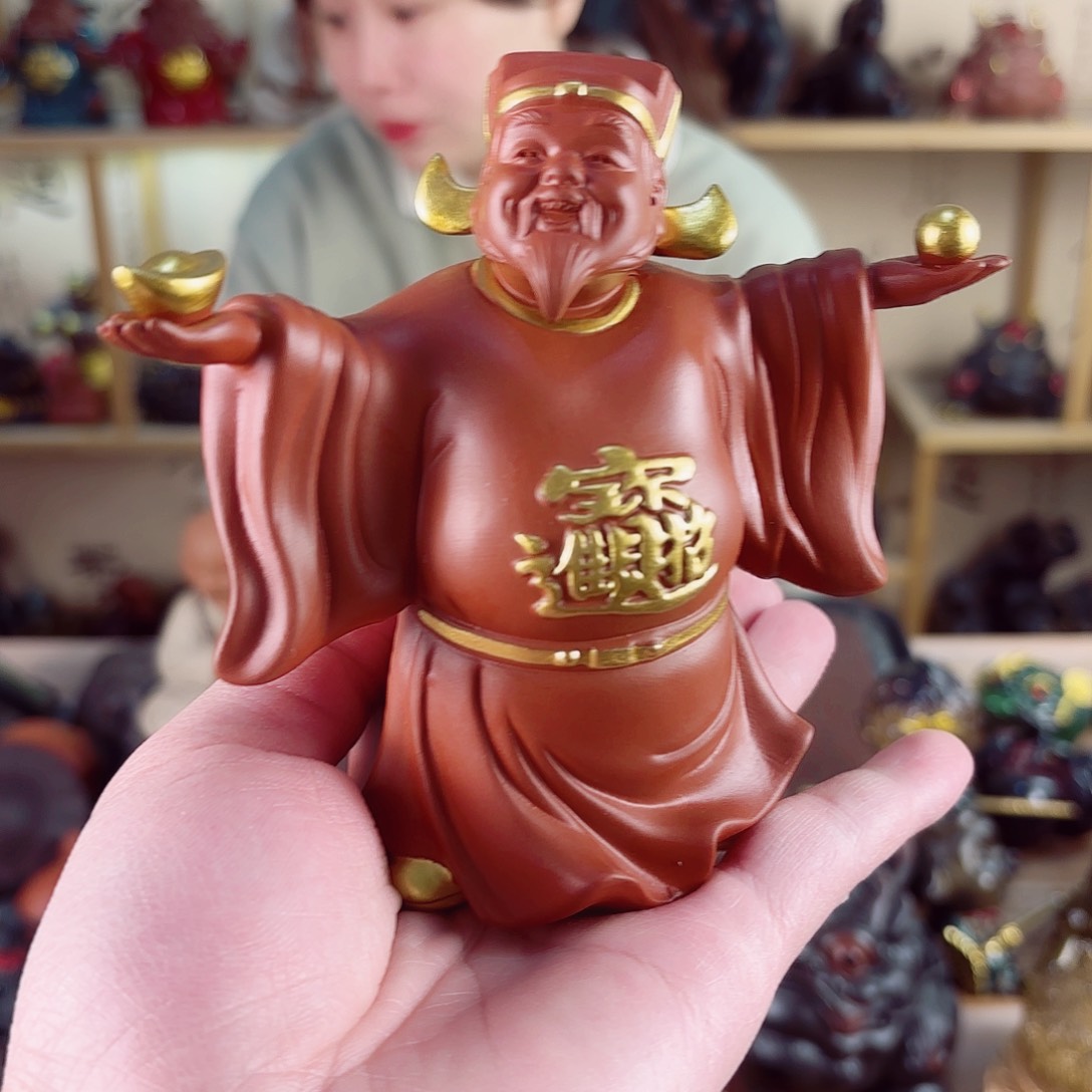 紫砂茶宠紫陶树脂茶宠摆件