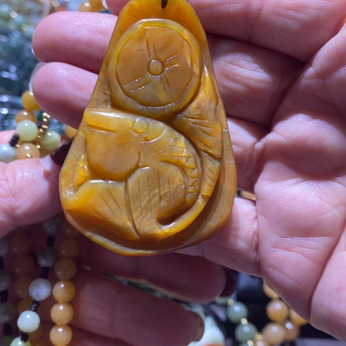 【闪购商品】岫玉毛衣链未镶嵌