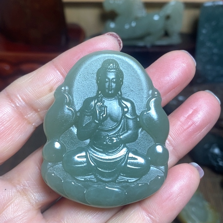 和田玉颈饰未镶嵌沐**沙