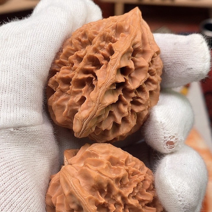 吊坠文玩核桃41全品货头山地红皮60克0克差招财鼠