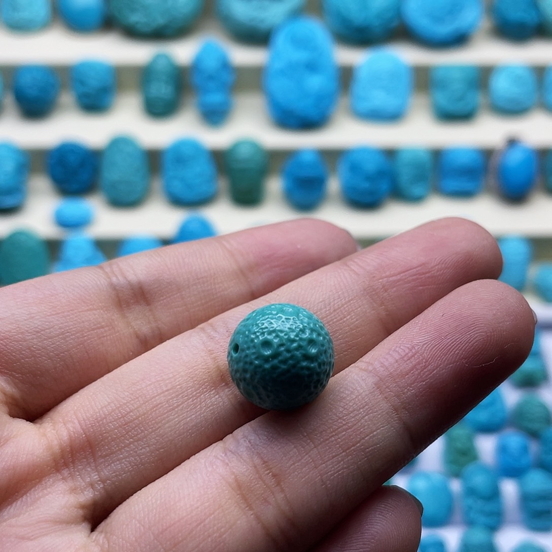 未镶嵌绿松石珠宝奇石