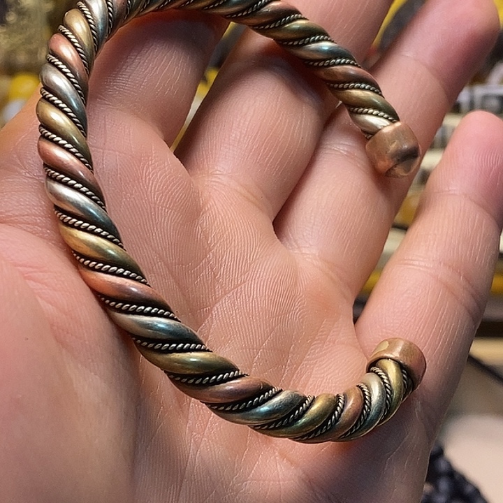 三色镯子铜器铜器