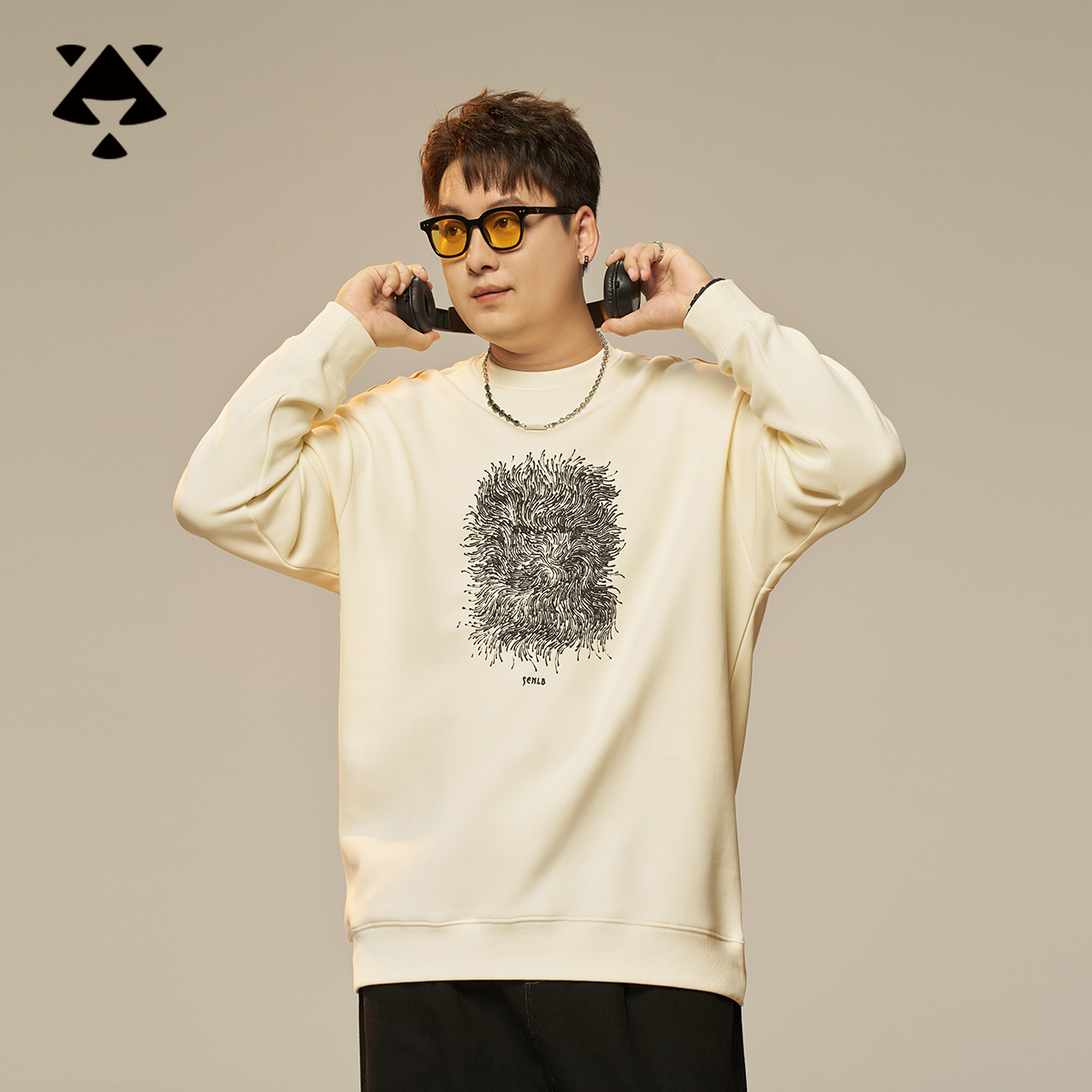 显瘦遮肉】森老板大码男装秋冬胖男生200-300斤宽松加肥加大卫衣