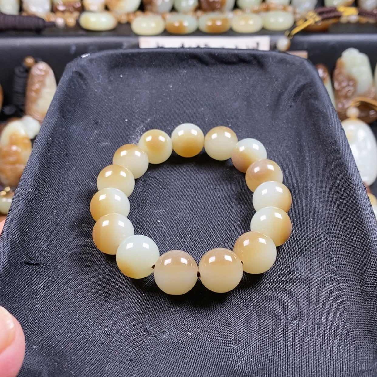 【闪购商品】和田玉（糖玉）手链未镶嵌