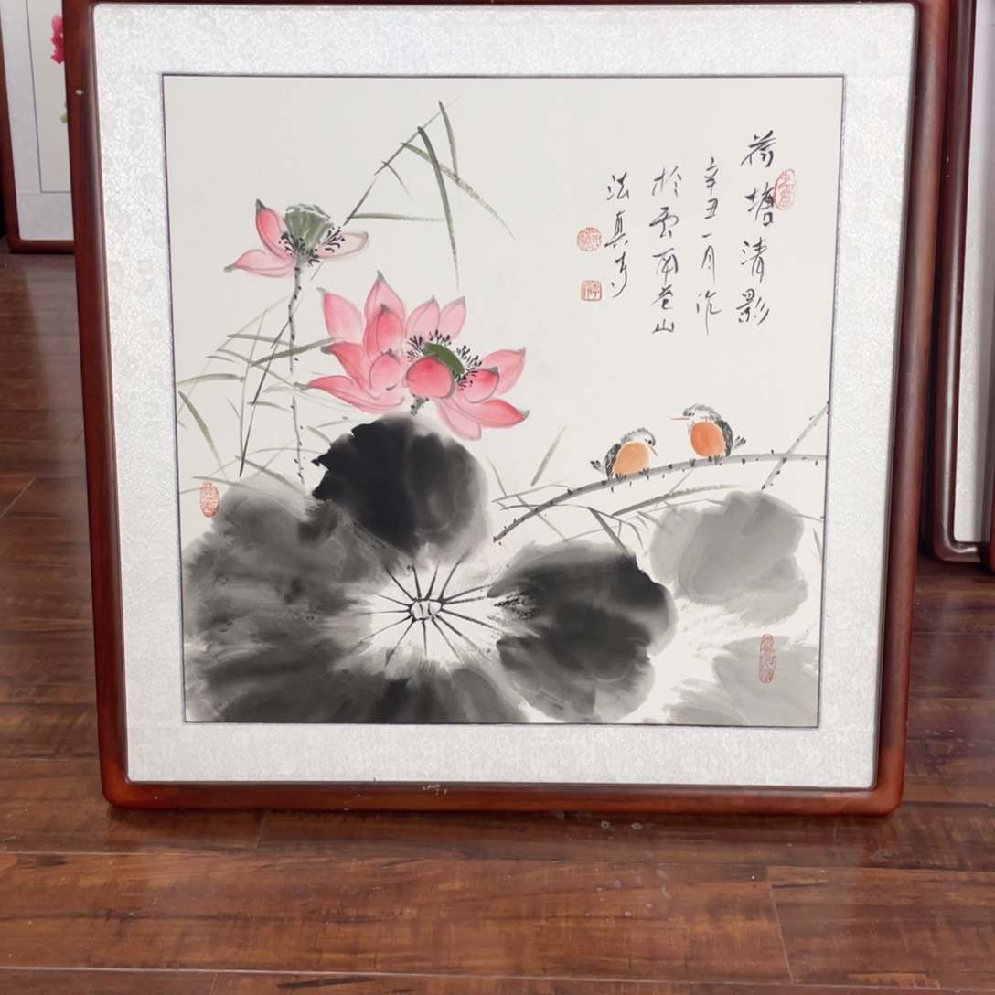 国画带框尺寸63*63厘米