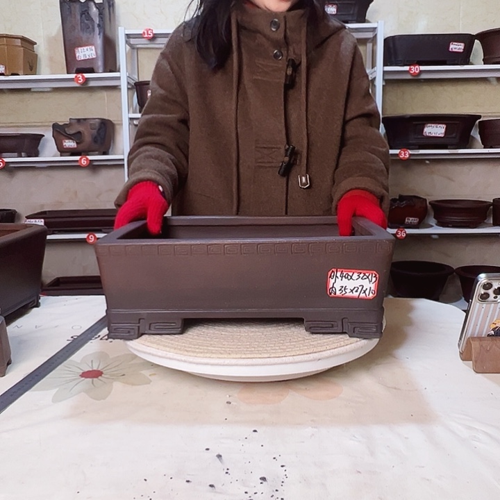 紫砂花盆卡*紫砂花盆