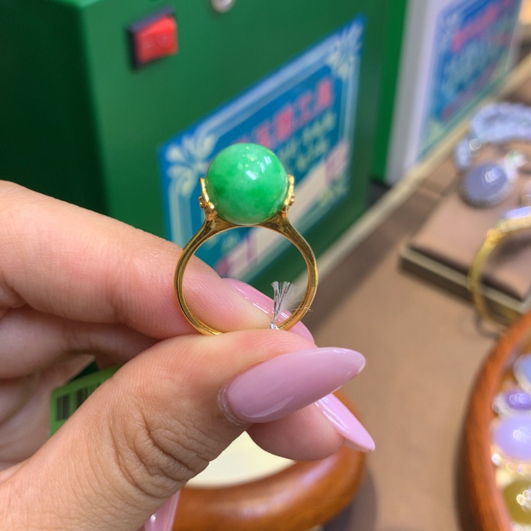 【闪购商品】翡翠18K金镶嵌颈饰翡翠