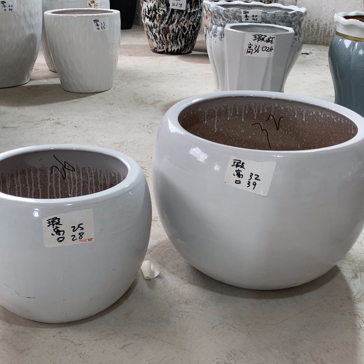 【闪购商品】红陶高温陶瓷花盆默认瑕疵