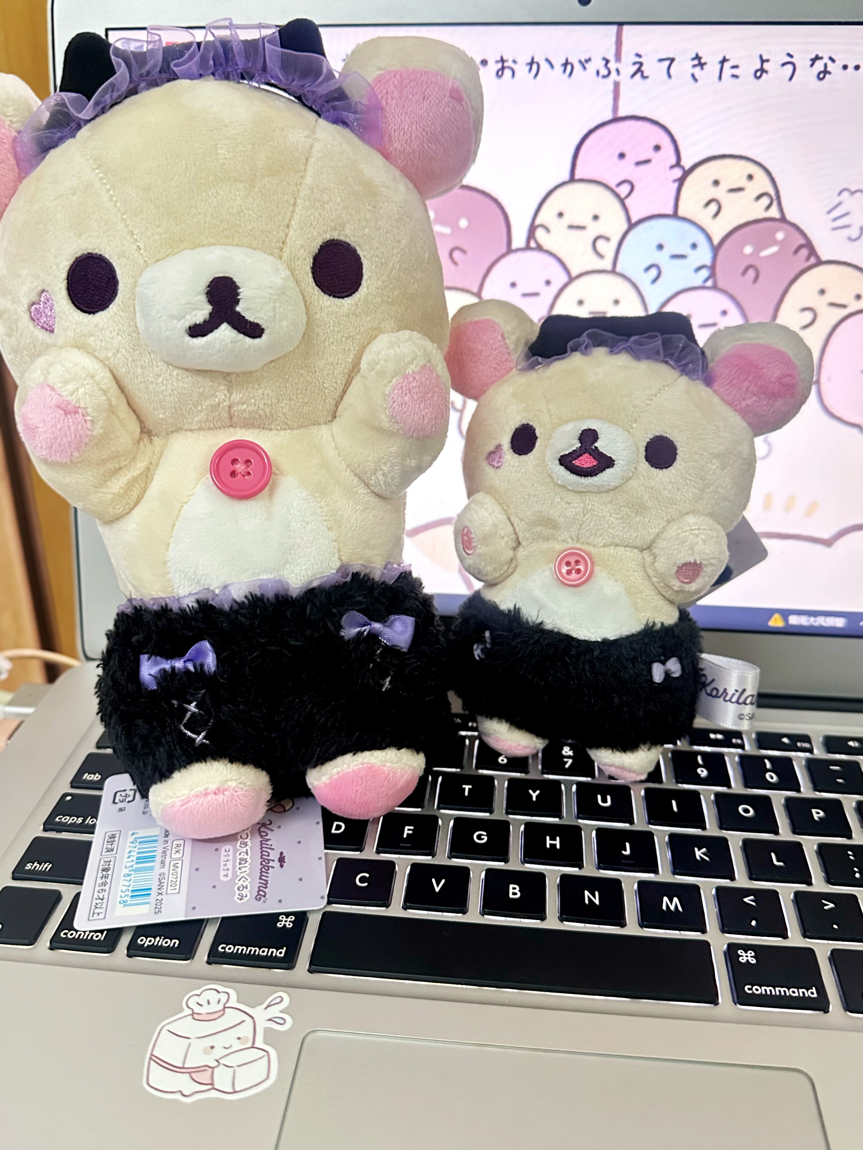 轻松熊恶魔熊妹系列玩偶