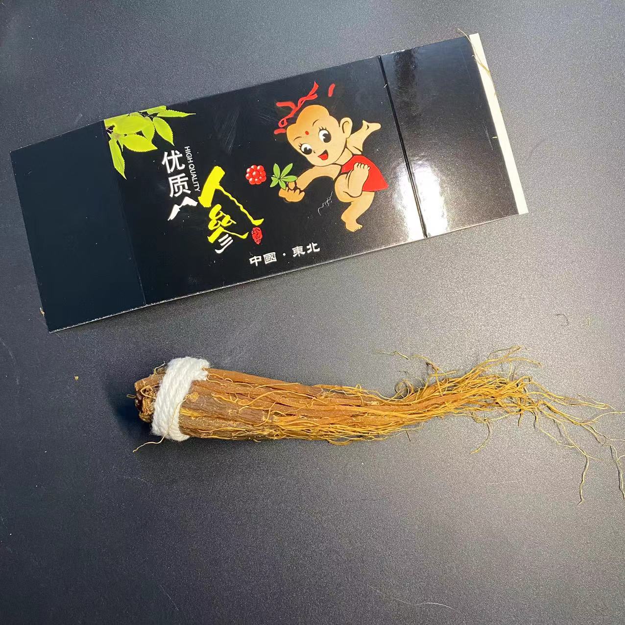 长白山人参  人参须  红参须 小把捆扎 约30克一把