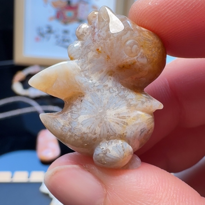 硅化玉合金颈饰珊瑚玉