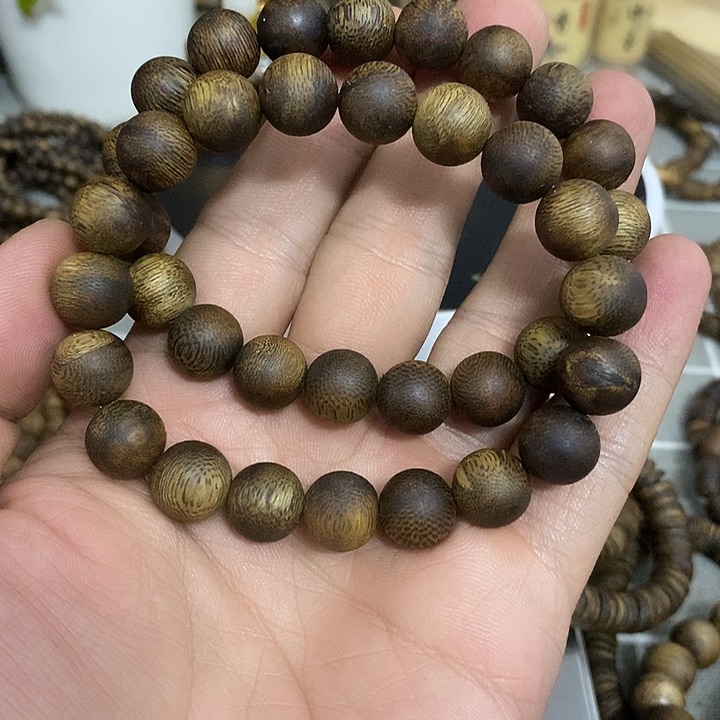 沉香手串东***记圆珠11mm多样性发1