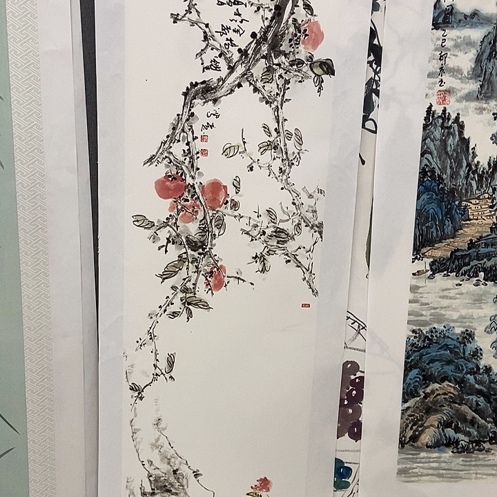 国画手寫手繪作品100