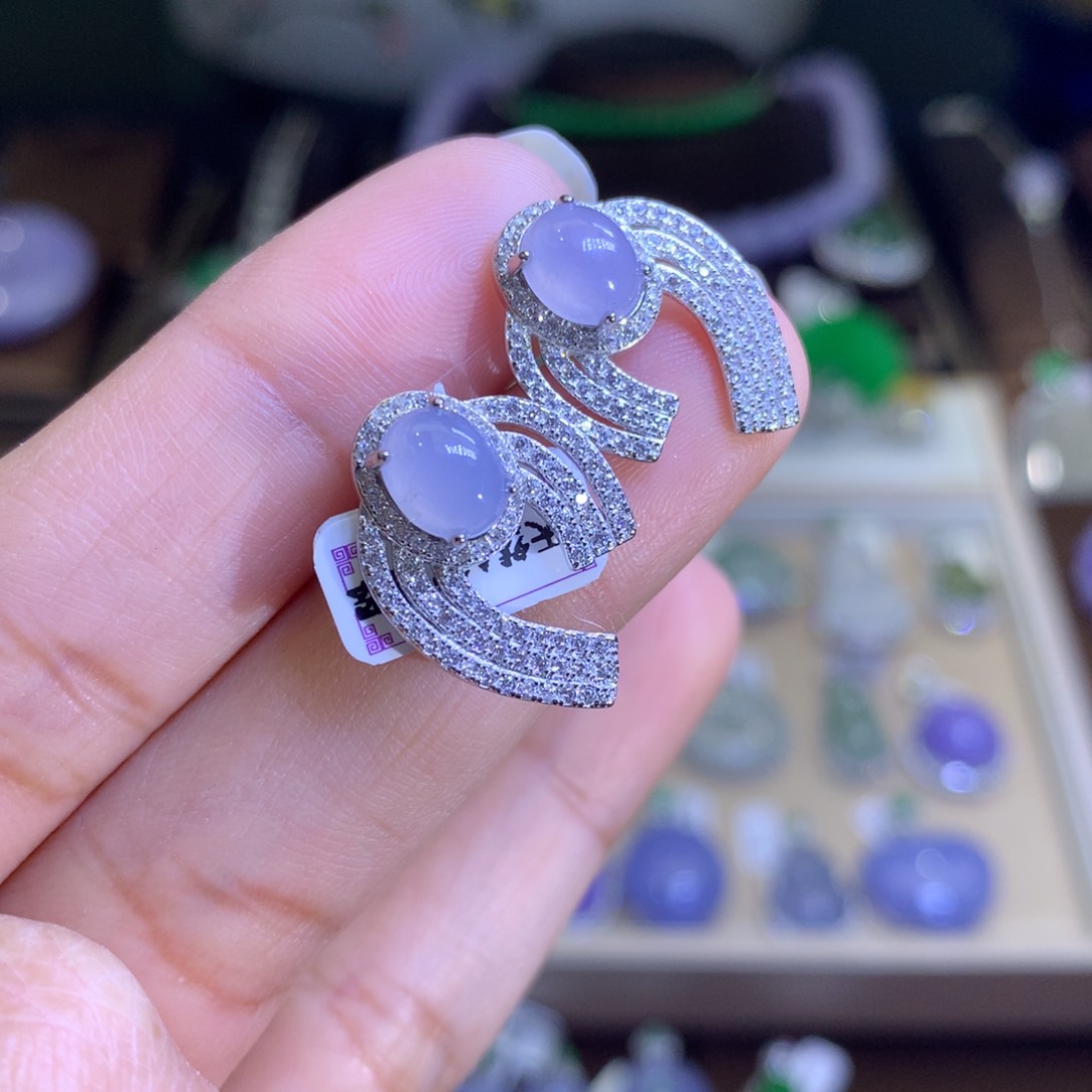 翡翠颈饰银S925镶嵌翡翠