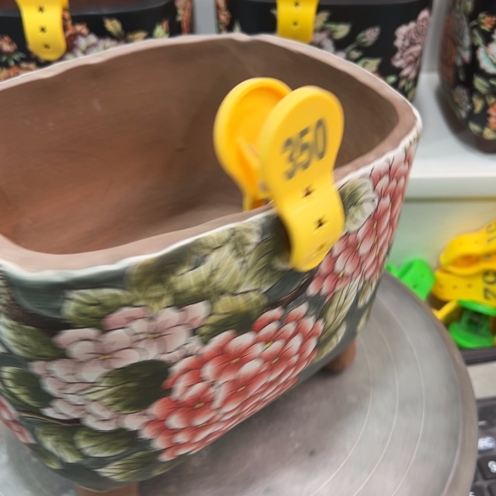 幸***度紫砂花盆水晶花盆350