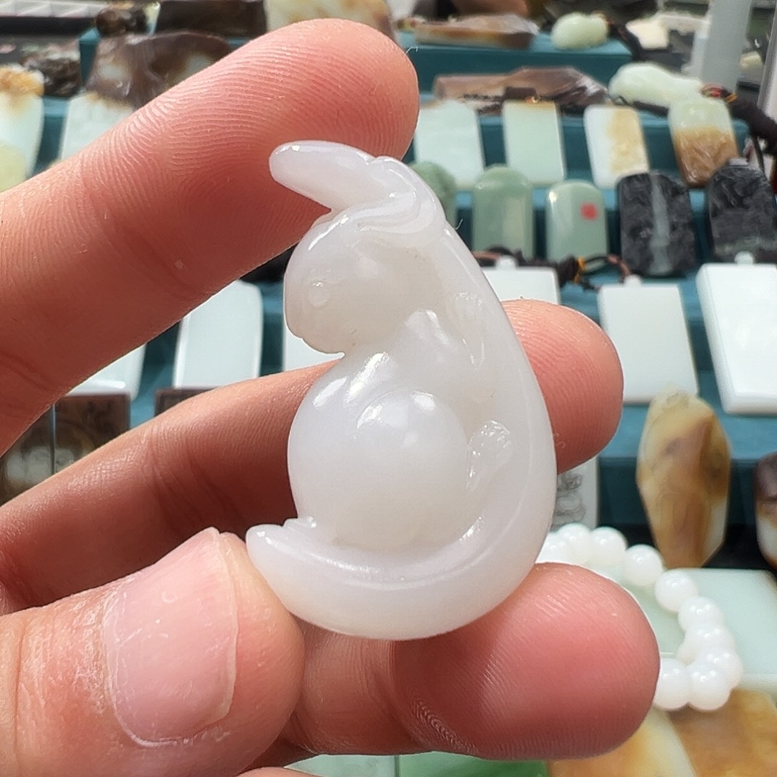 挂件未镶嵌定制和田玉