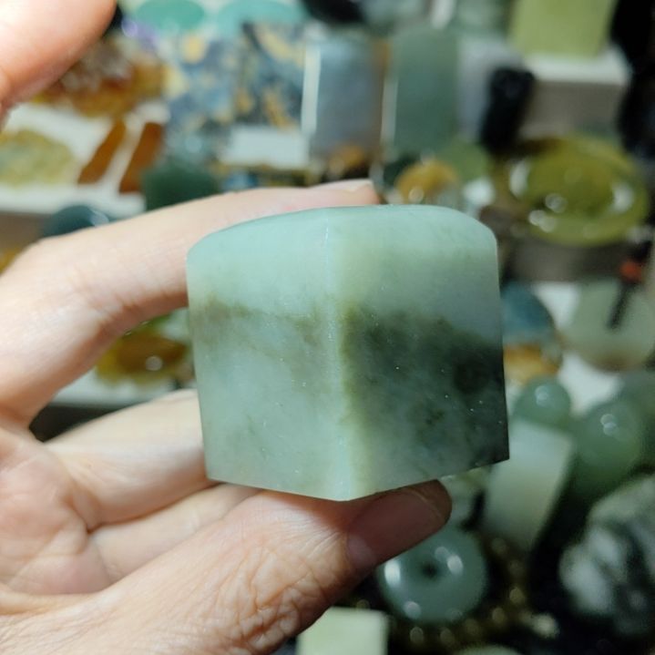 岫玉未镶嵌印章款式