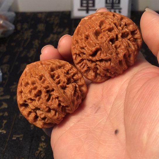 把件文玩核桃水龙纹46mm