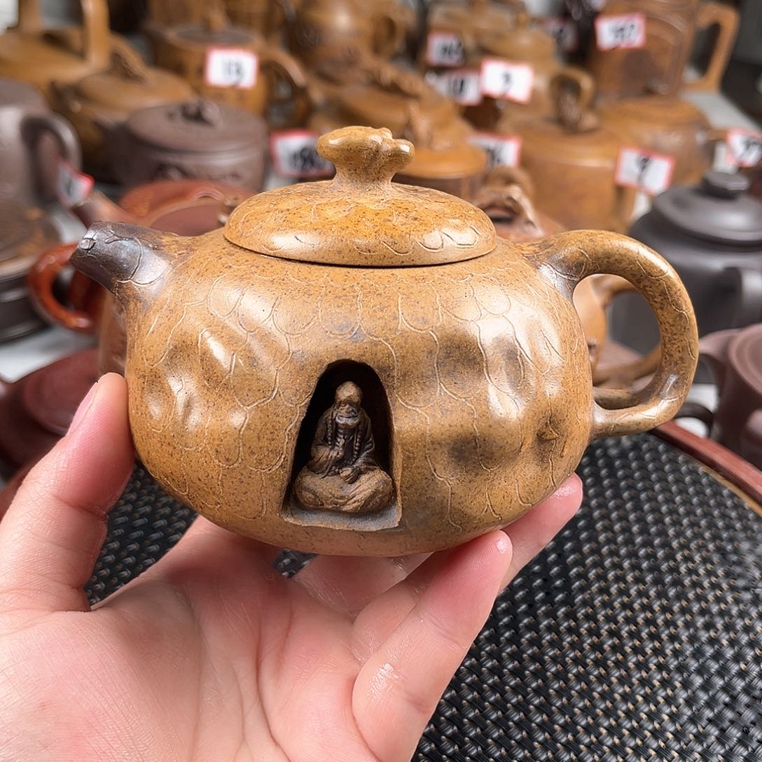 紫泥茶壶宜兴紫砂