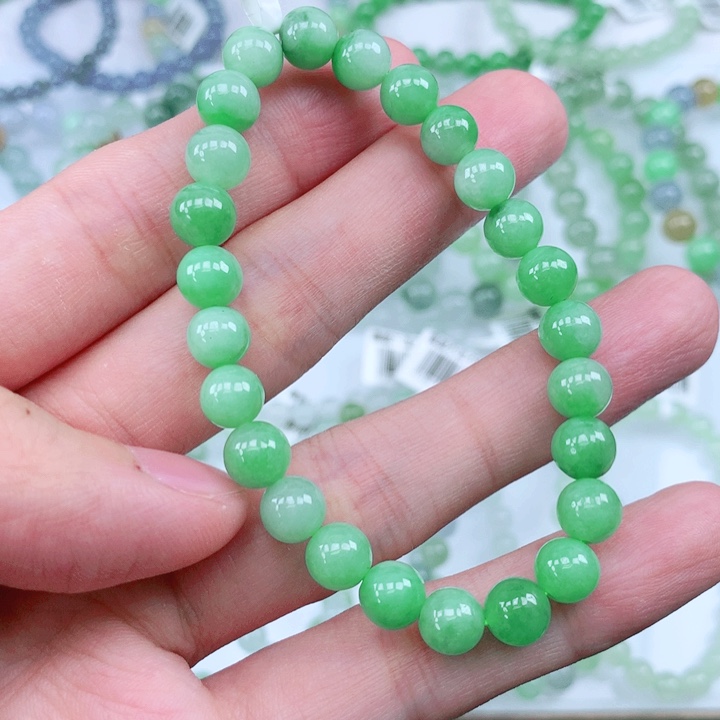 未镶嵌手链翡翠翡翠