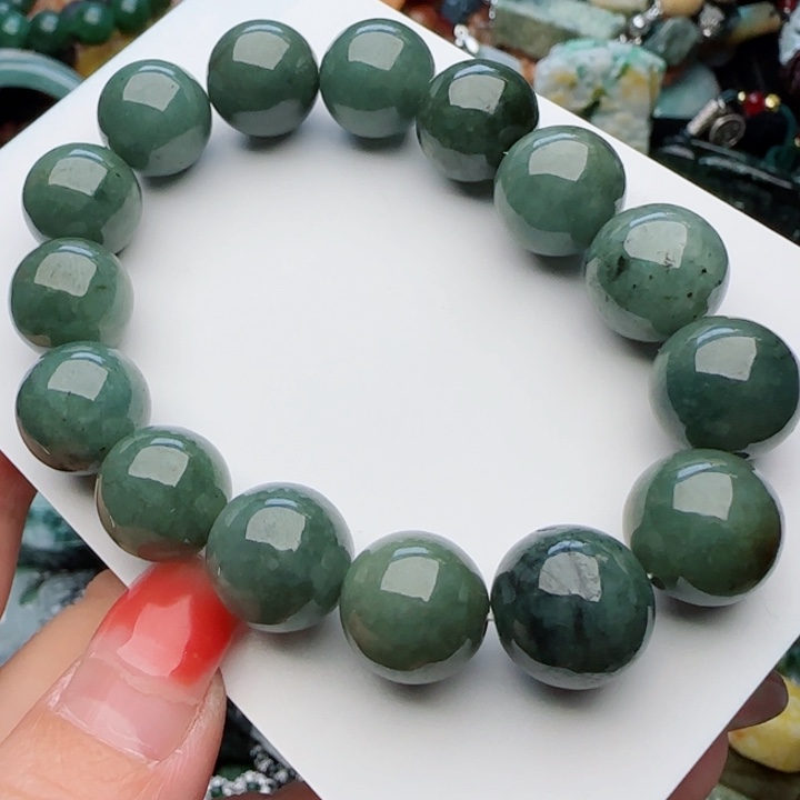 翡翠颈饰未镶嵌天然A货76