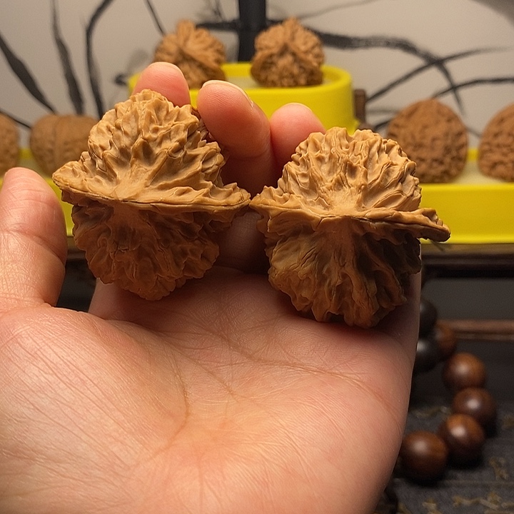 吊坠文玩核桃47尺帝王狮子头