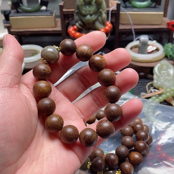 和田玉手串未镶嵌