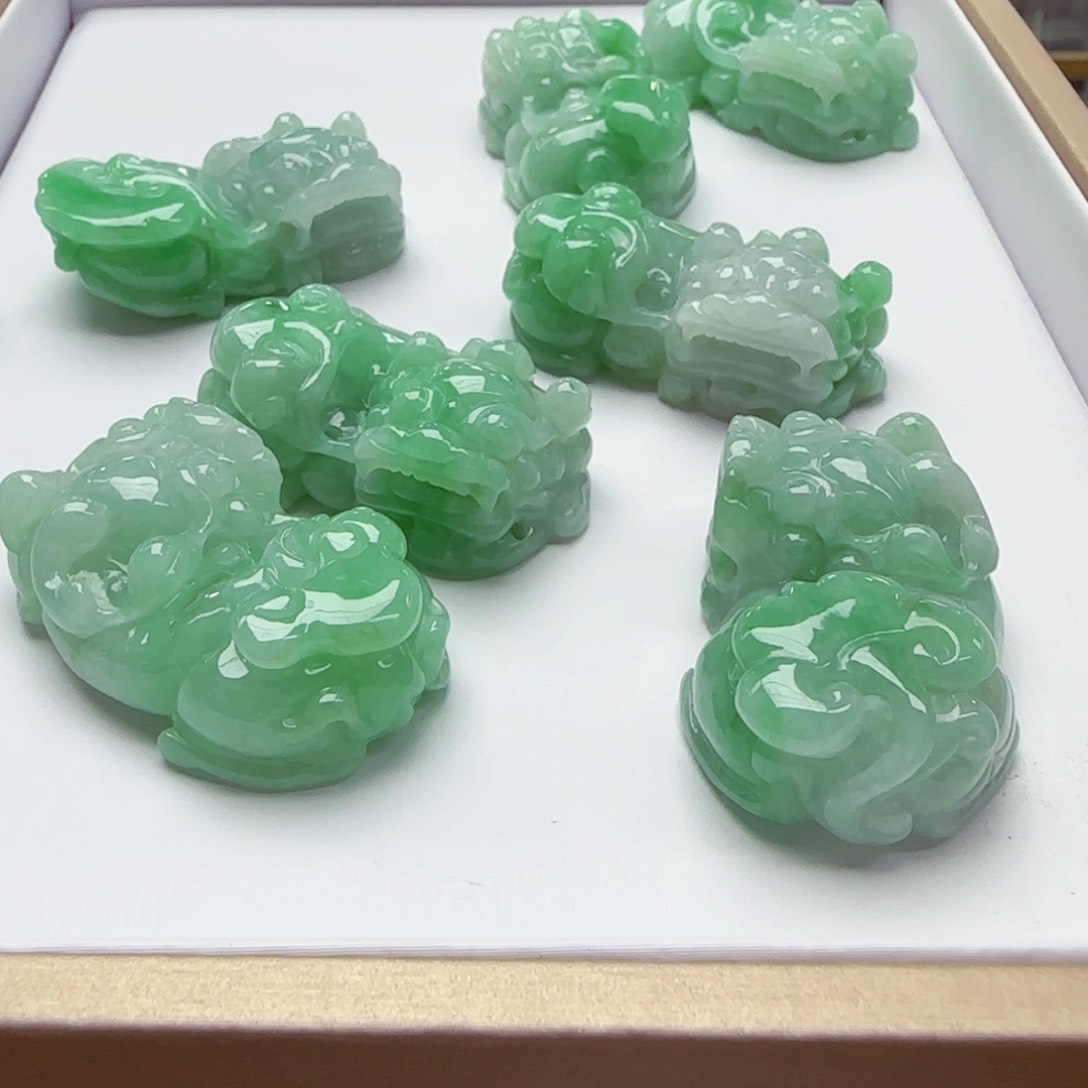 翡翠未镶嵌颈饰多样性发其一362