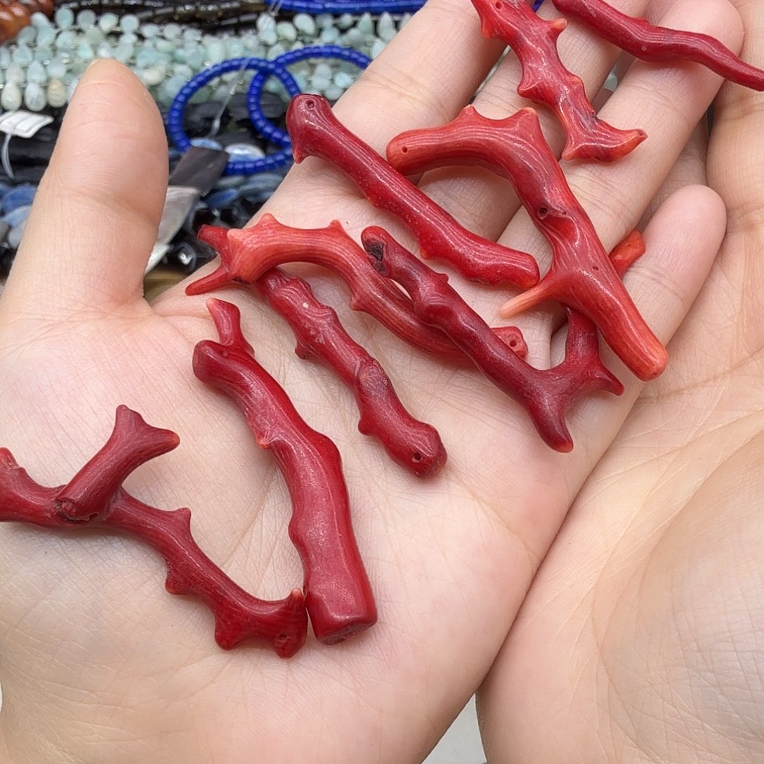 水晶未镶嵌珠宝半成品三姑娘树杈子一颗