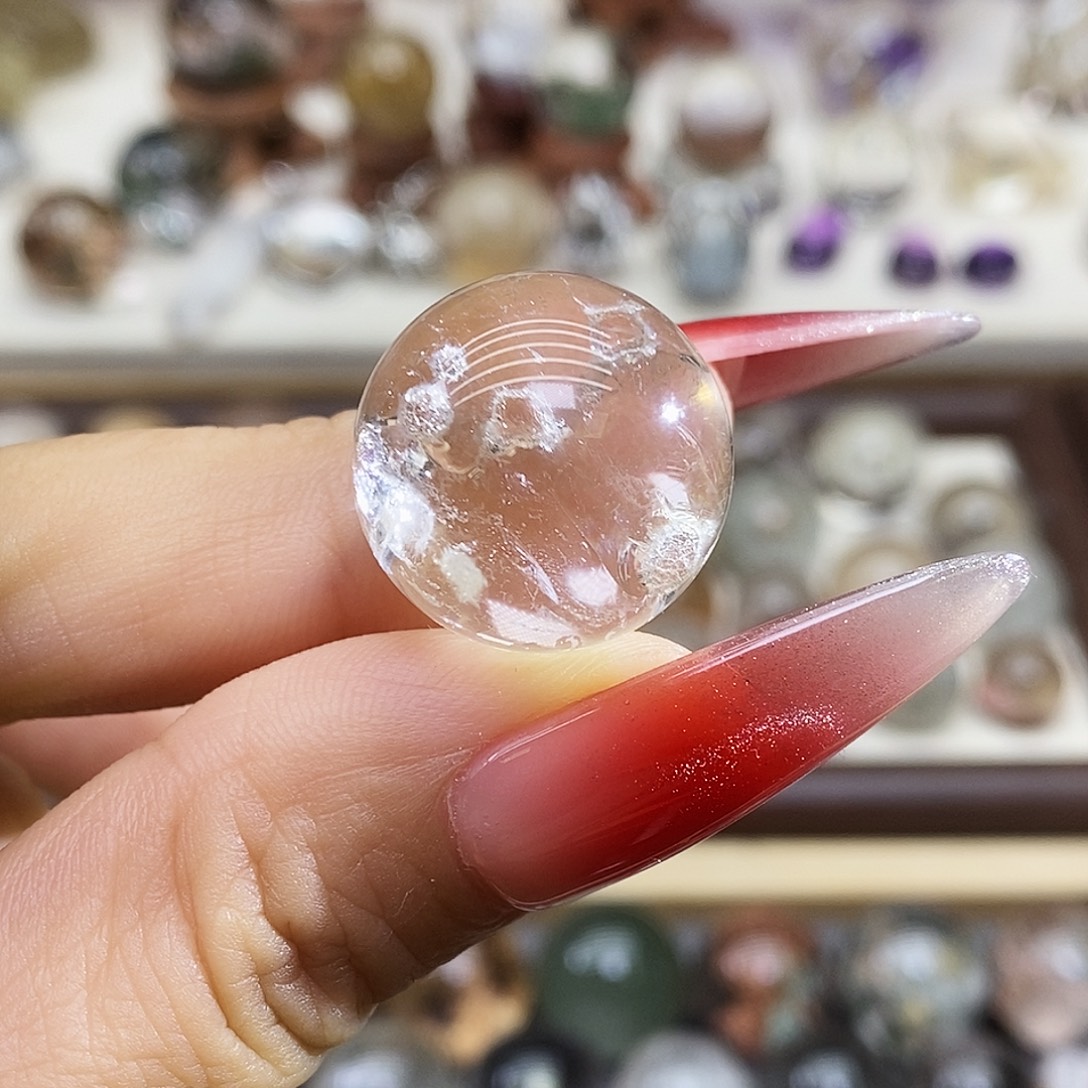 水晶未镶嵌珠宝半成品