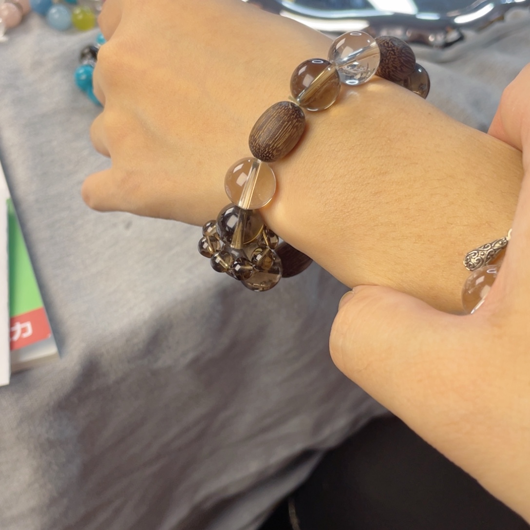 水晶银S925镶嵌手链