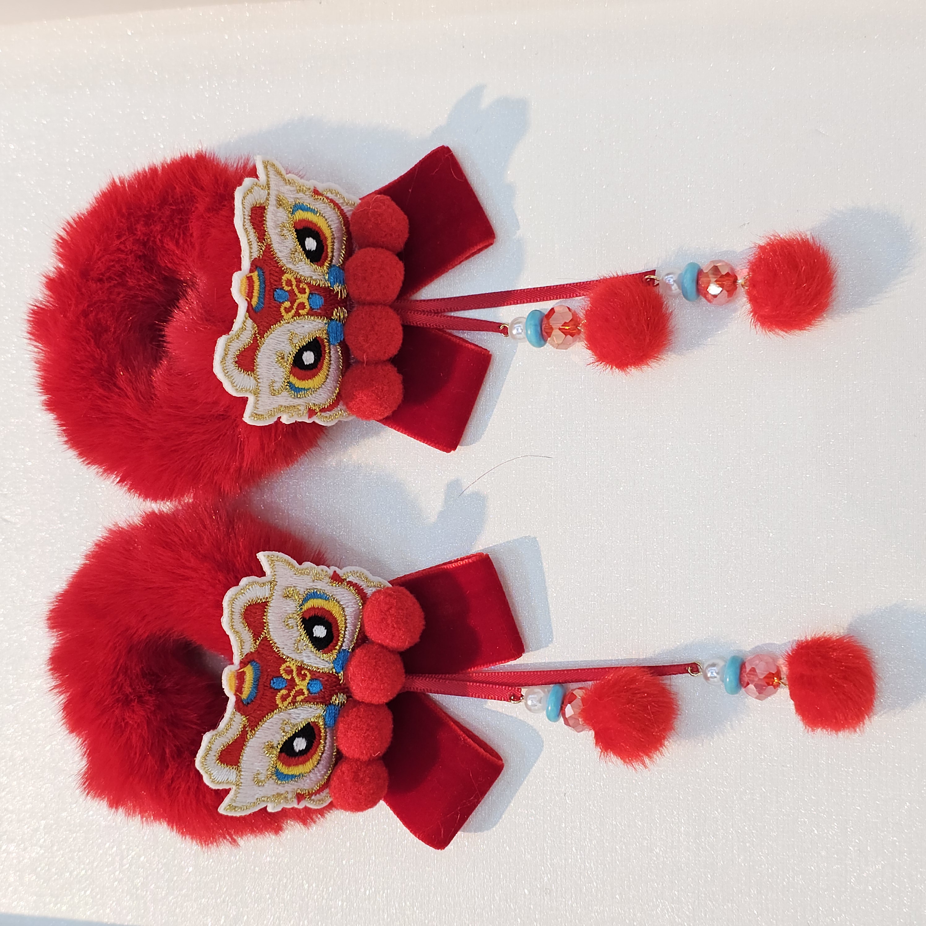 GF【MX-22217】国风精美压夹对夹儿童发圈可爱配饰发绳儿童发绳