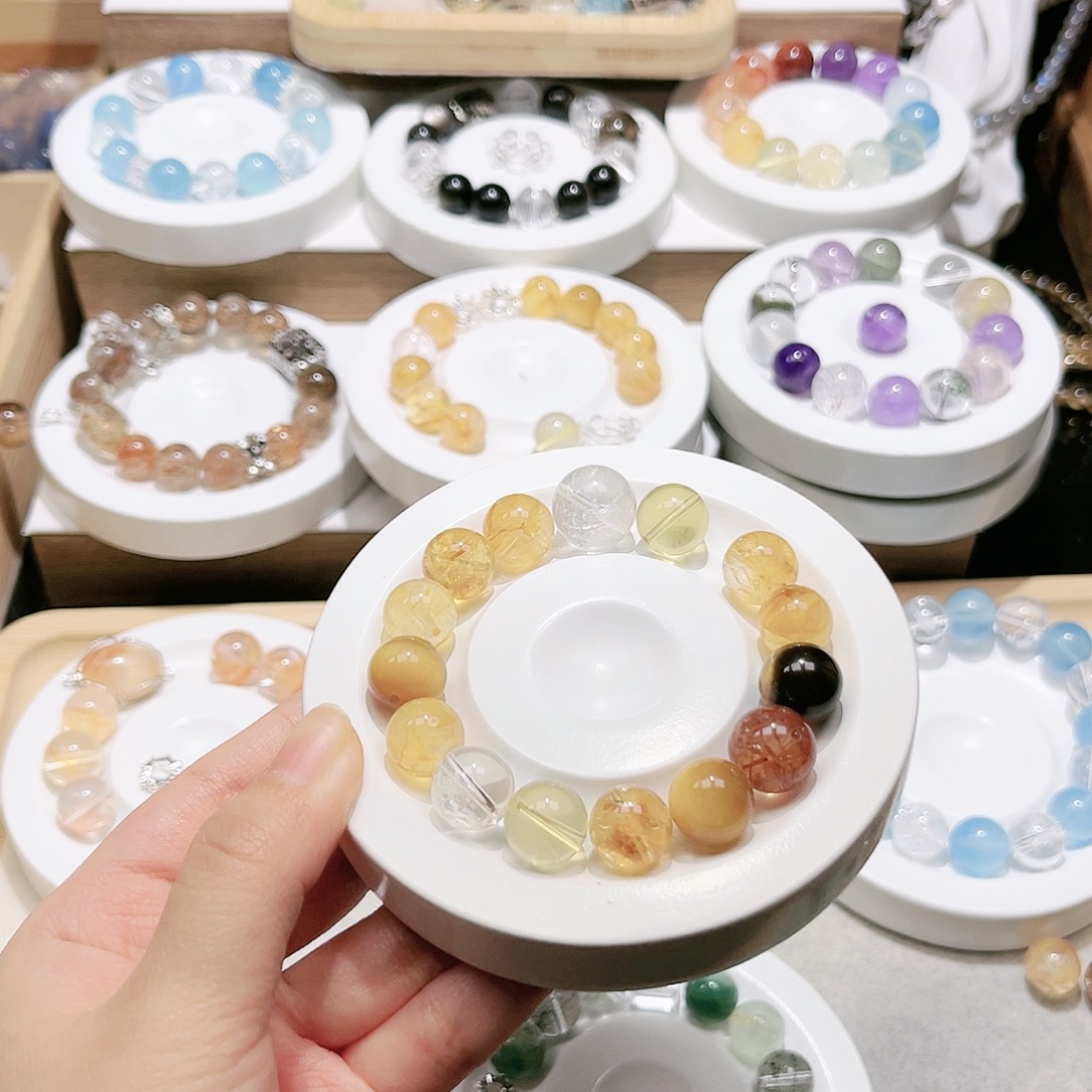 水晶手链未镶嵌天然水晶