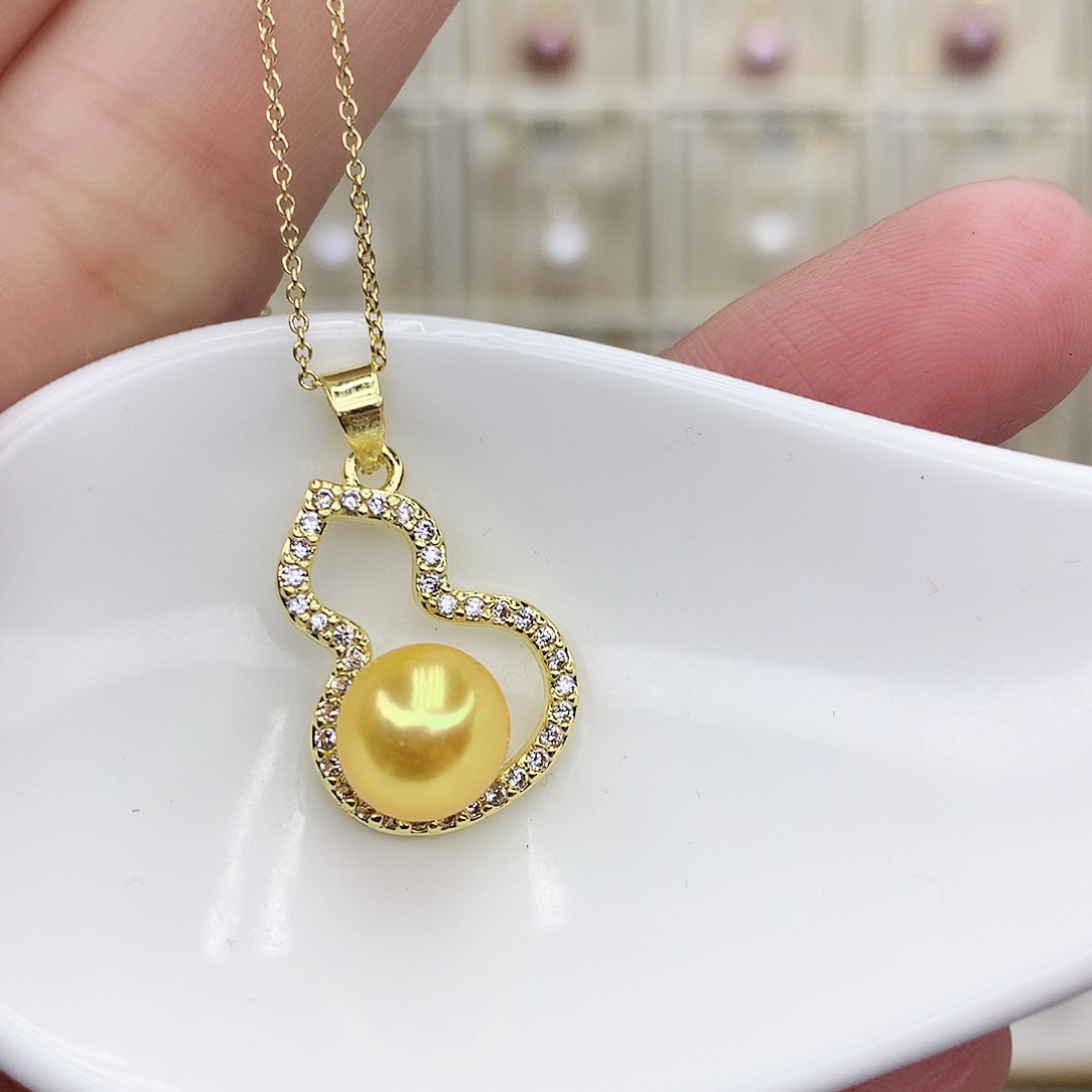 淡水珍珠颈饰合金
