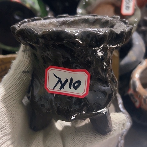 红陶粗陶花盆手工