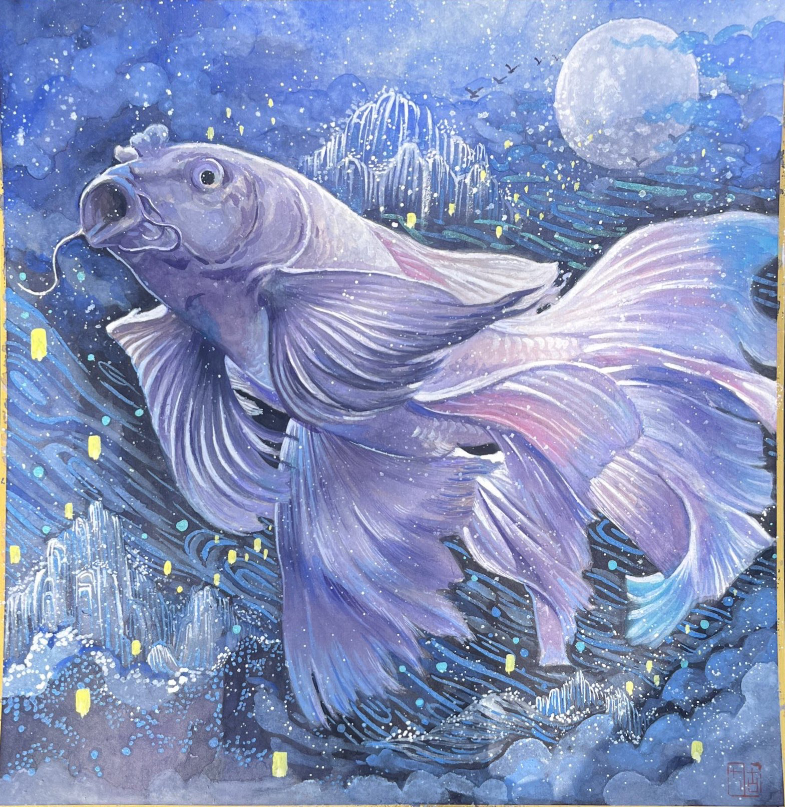 26迎新年清池译雪精选三选17-20cm白色亚成