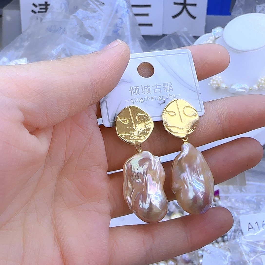 银S925镶嵌项链定制25淡水珍珠