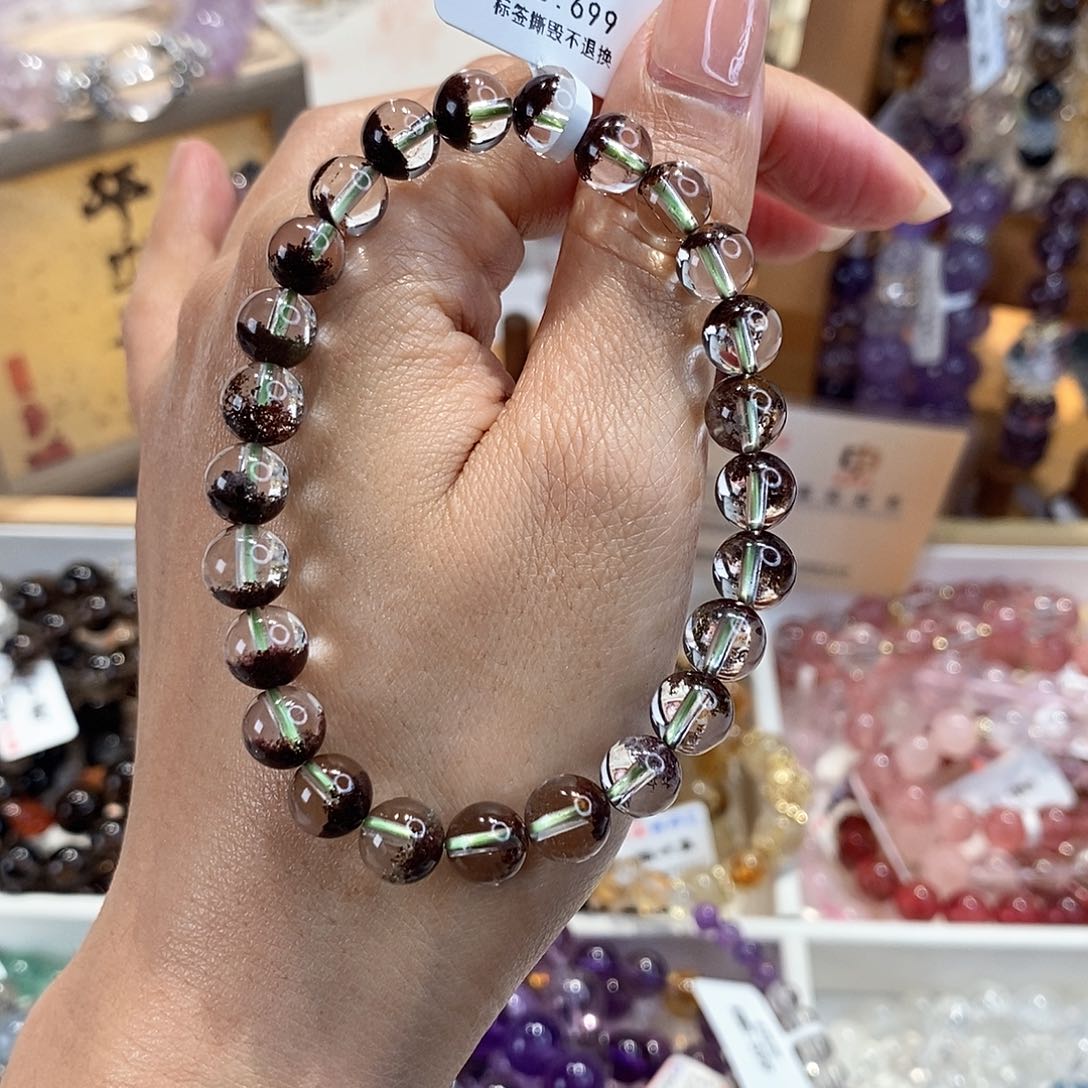 水晶手串未镶嵌G3071单圈颜色微差