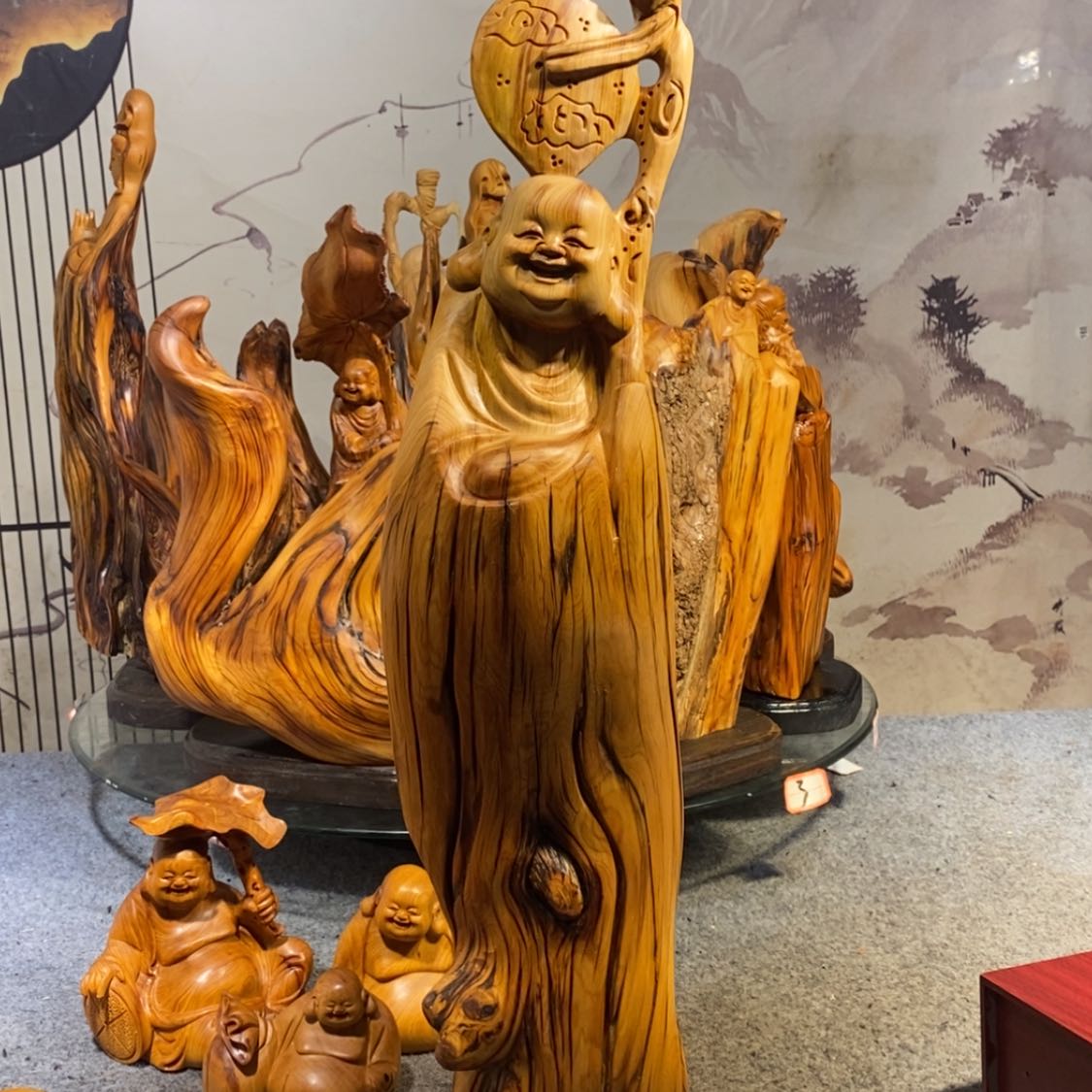 【闪购商品】柏木（崖柏）根雕木雕工艺品摆件家居装饰手把件