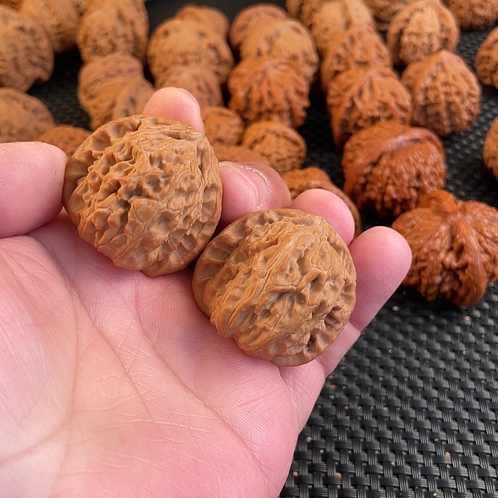 桃核把件白狮子38尺