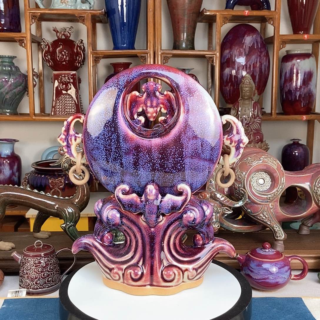 摆件五大名窑钧窑008