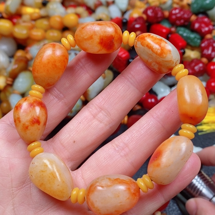 和田玉手链未镶嵌