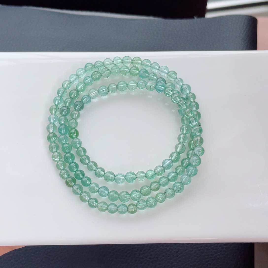 碧玺未镶嵌手链5mm左右