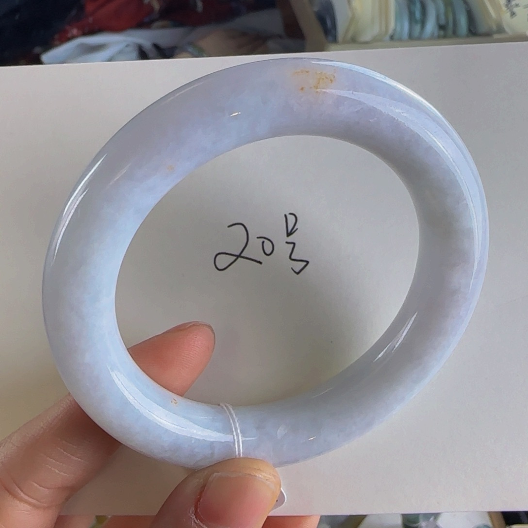 翡翠手镯未镶嵌老坑54.5圈