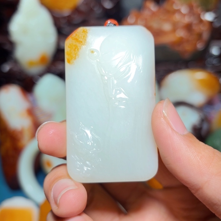 和田玉挂件未镶嵌刘***0