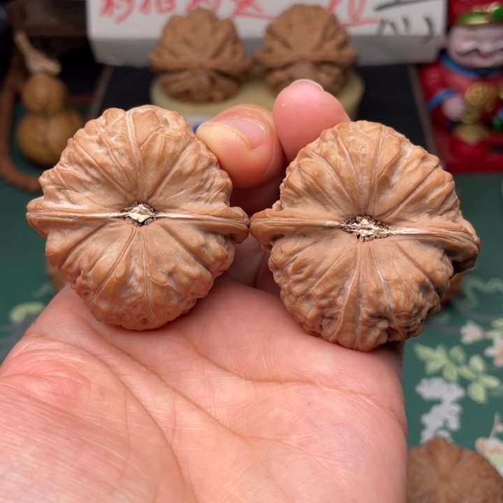 【闪购商品】把件文玩核桃45全品南瓜墩