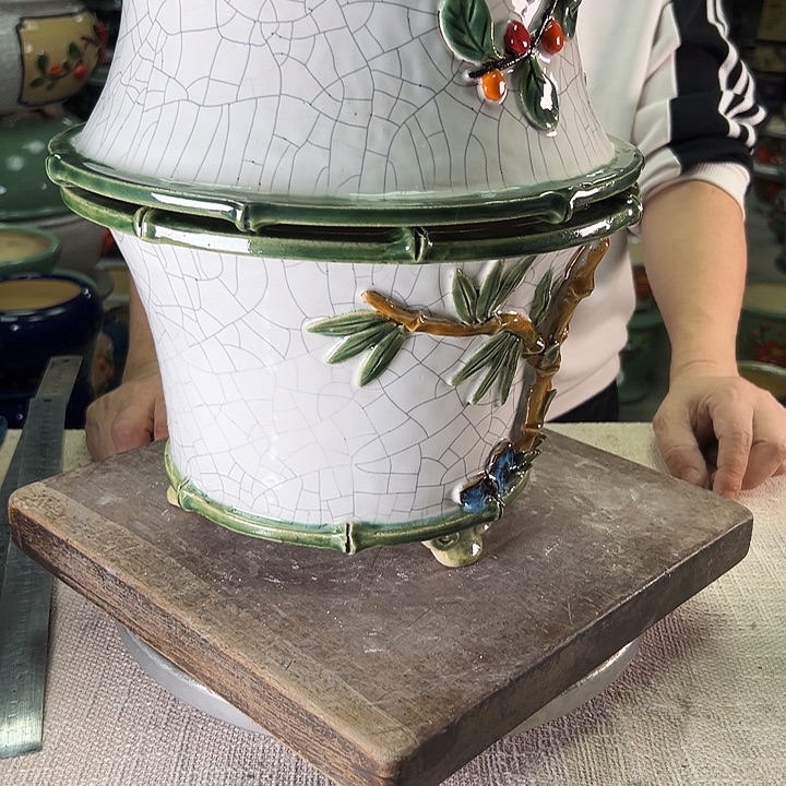 江***湖泳坤堂石湾花盆陶瓷