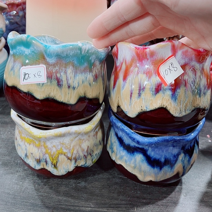 多肉陶瓷花盆满10元包邮